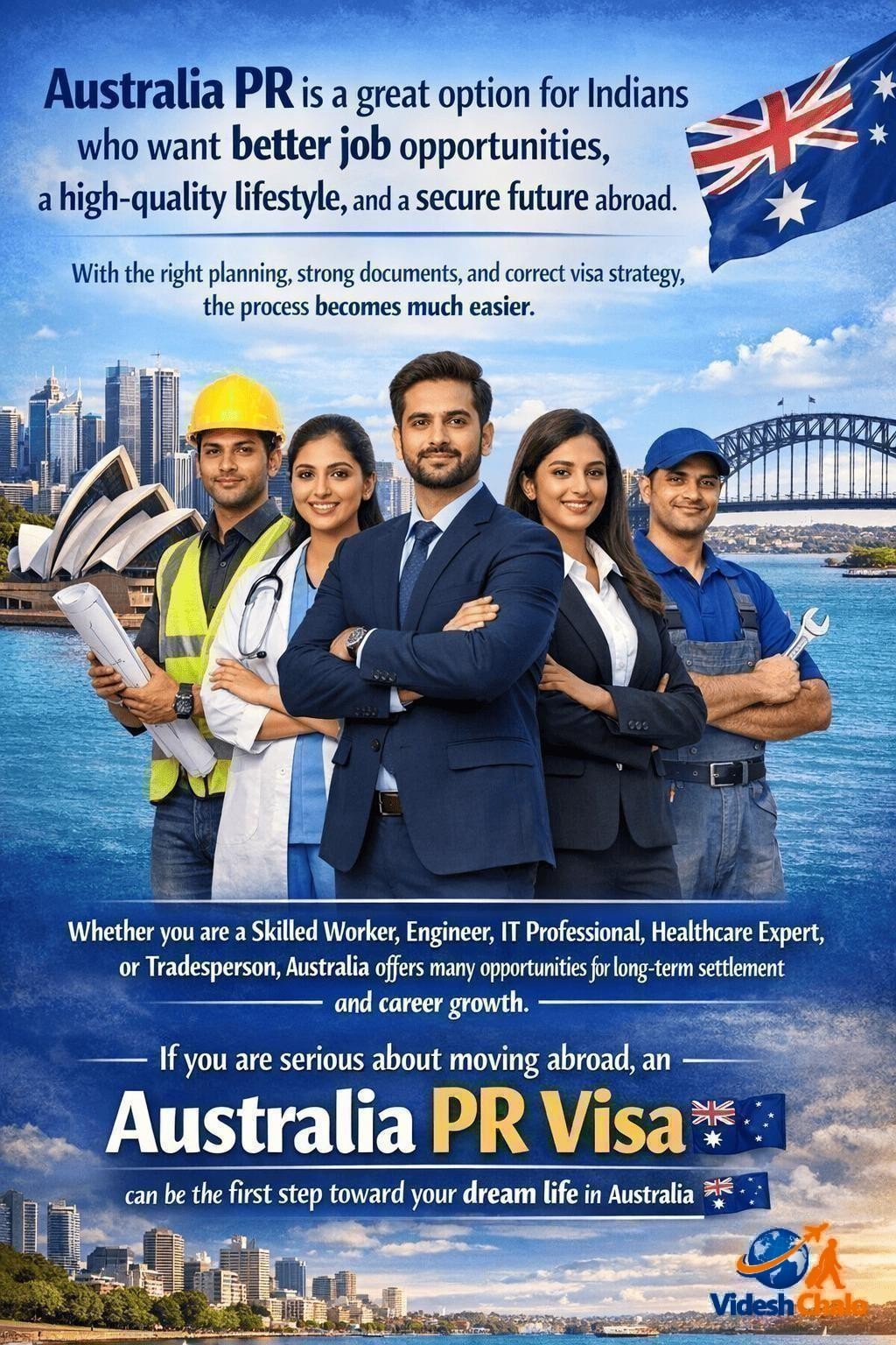 Australia PR Visa Guide 2026 for Indians 🇮🇳 | Process, Eligibility, Cost & Benefits