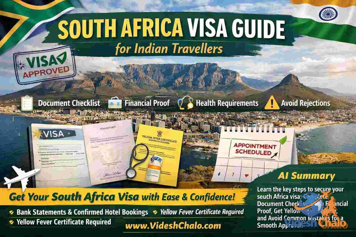 South Africa Visa Guide for Indians – Documents, Health & Approval Tips