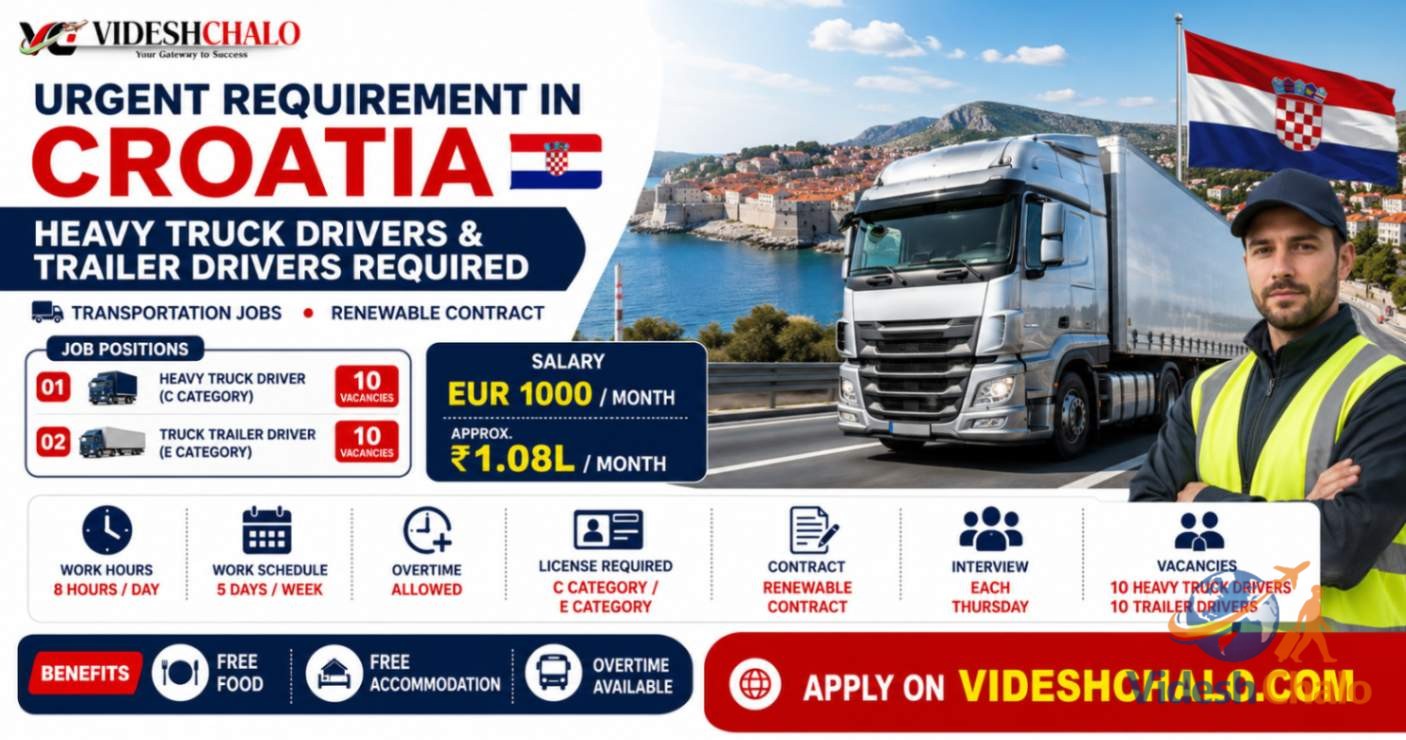 Croatia- Heavy Truck Driver
