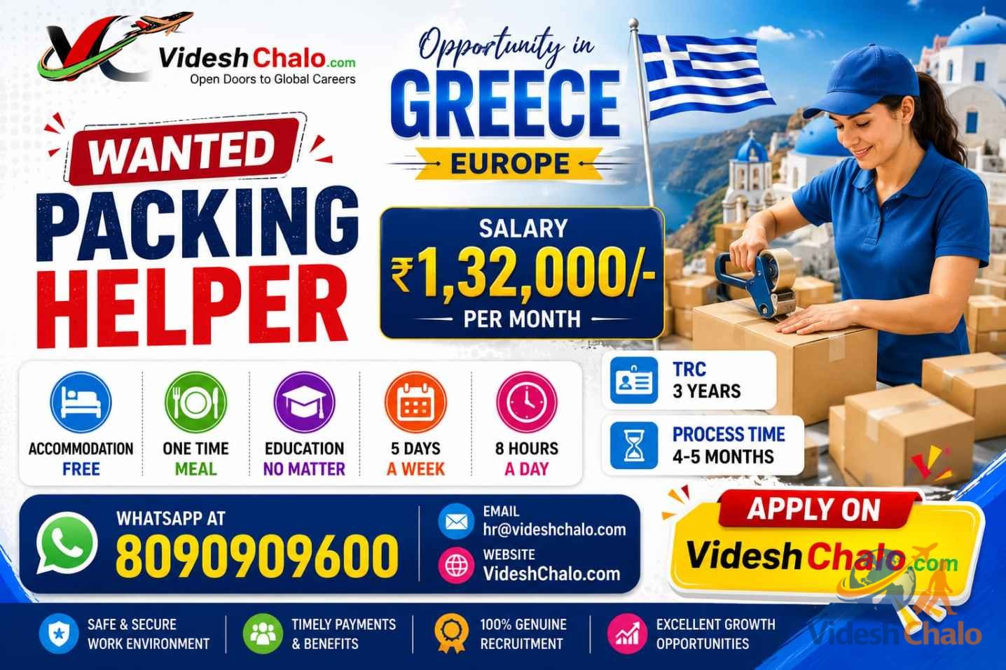 Packing Helper Jobs In Greece