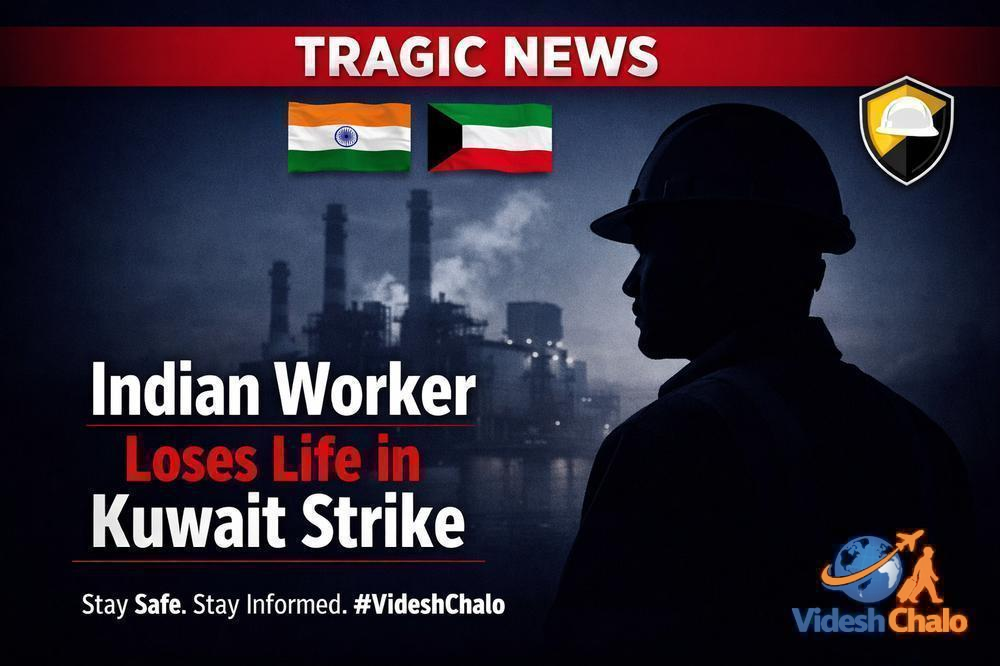 Tragic Death of Indian National in Kuwait Strike: Safety Guidelines for Workers Abroad