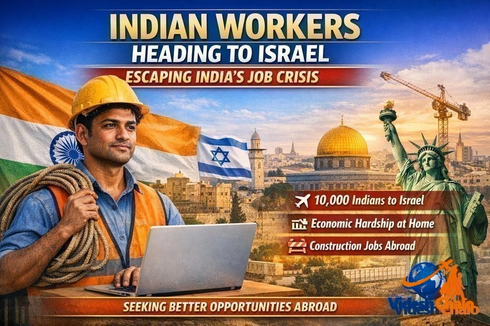 Why 10,000 Indian Workers Are Heading to Israel Amid Job Crisis