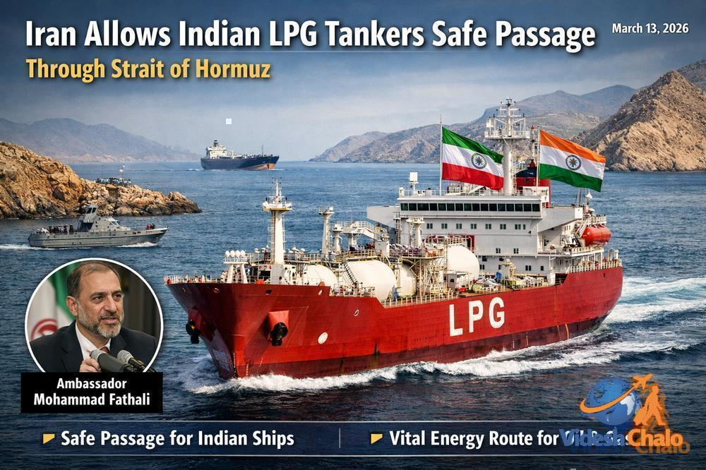 Iran Allows Indian LPG Tankers Safe Passage Through Strait of Hormuz
