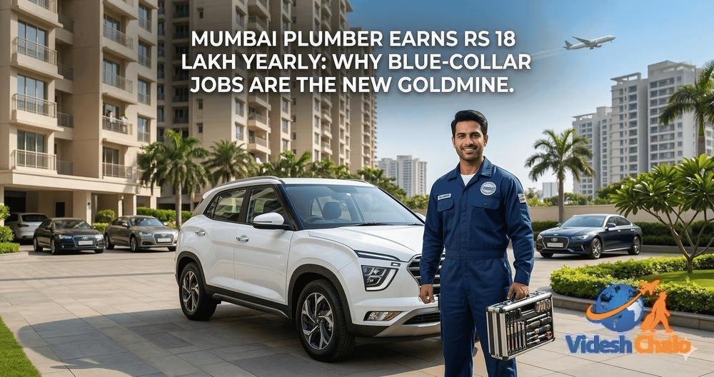 Mumbai Plumber Earns Rs 18 Lakh Yearly: Why Blue-Collar Jobs are the New Goldmine