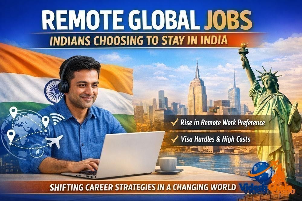 Indian Professionals Prefer Remote Global Jobs Over Moving Abroad