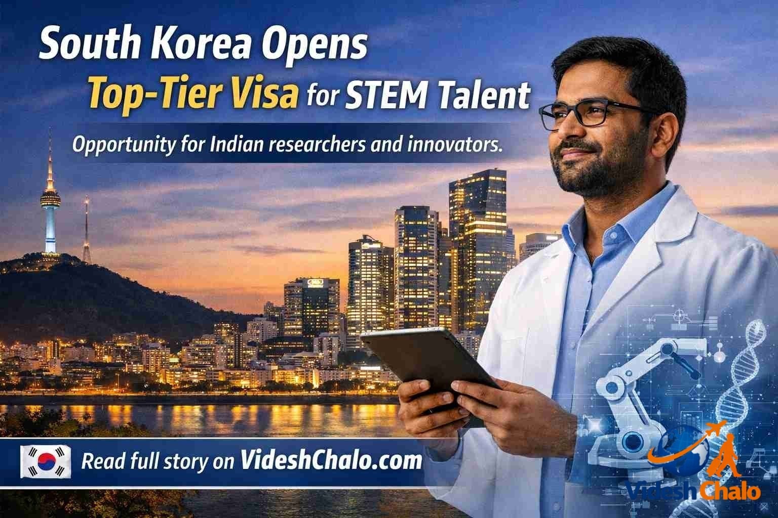 How Indian Professors Can Move to South Korea for STEM Careers